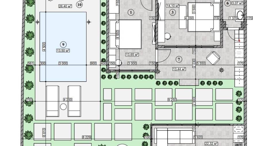 Plans Villa «Milla»