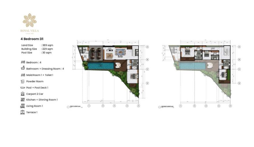 Plans Royal Villas