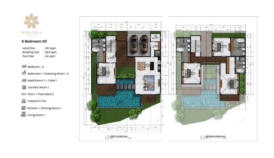 Plans Royal Villas