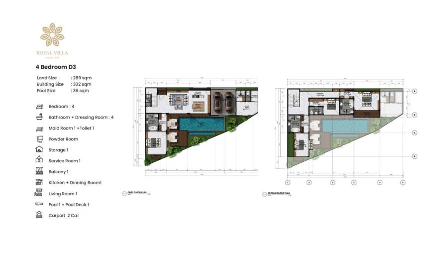 Plans Royal Villas