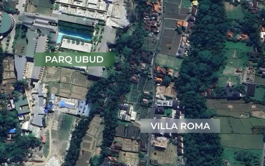 Site plan – Villa Roma