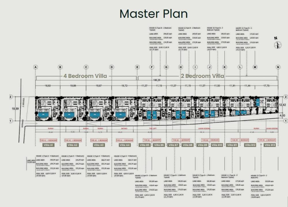 General plan – Celest Villas#