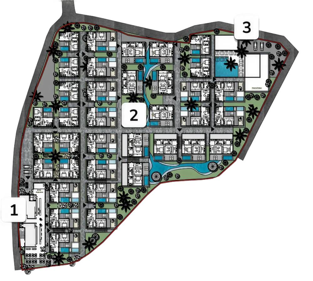 General plan – MedSpa Villas Resort#