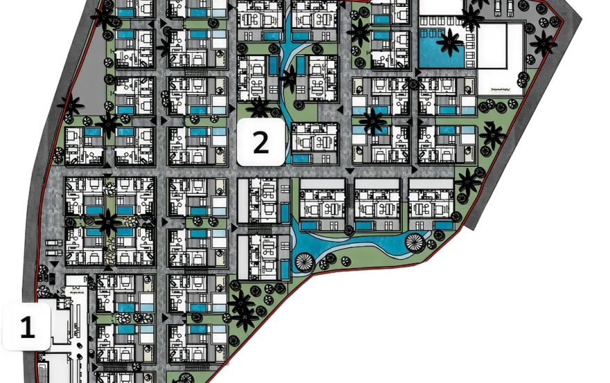 Site plan – MedSpa Villas Resort