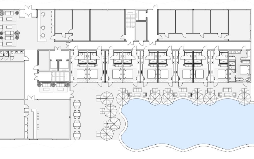 Site plan – Ramada Encore Pandawa Hills