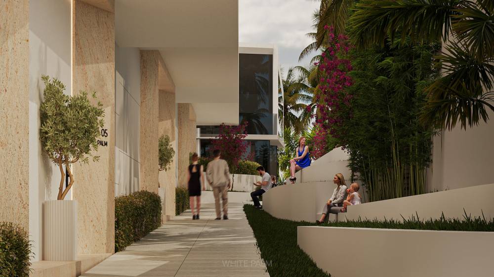 Gallery White Palm#