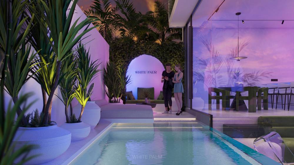 Interior design – White Palm#