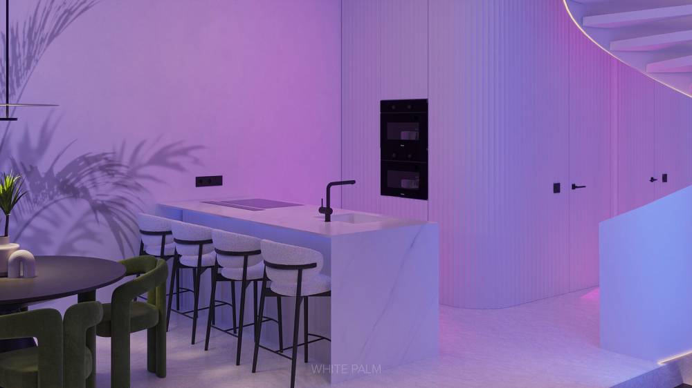 Interior design – White Palm#