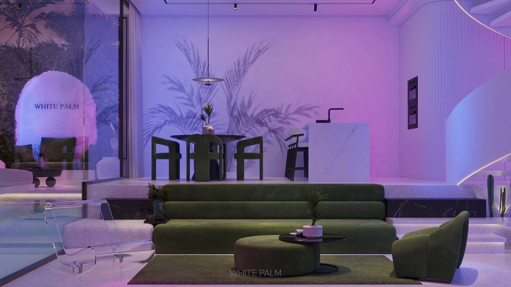 Interior design – White Palm#