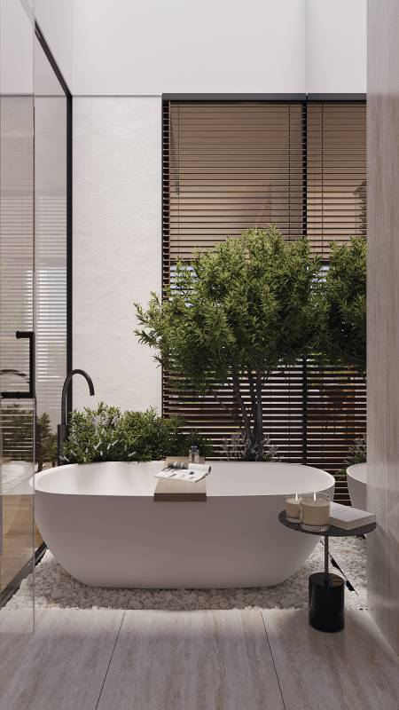Interior design – White Palm#