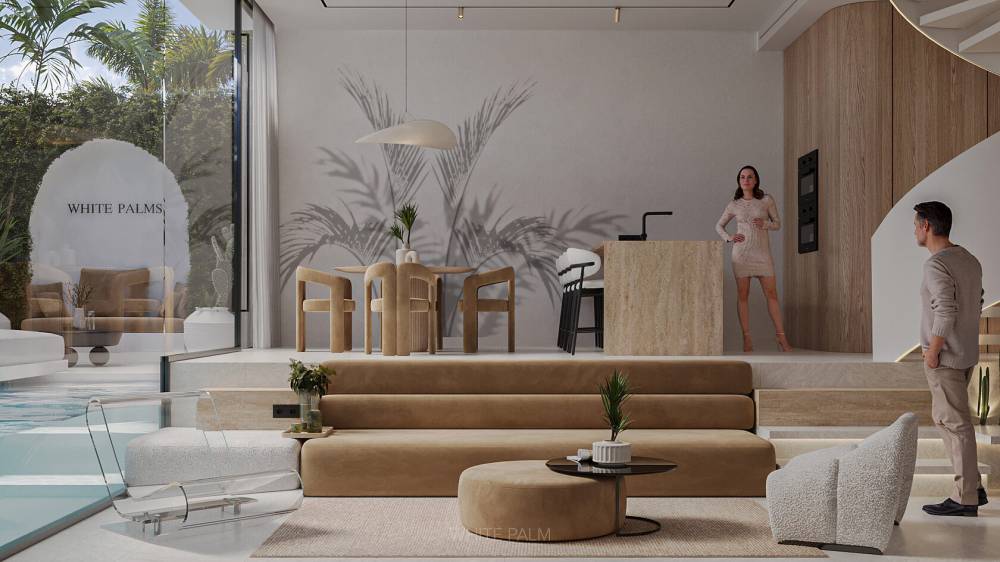 Interior design – White Palm#
