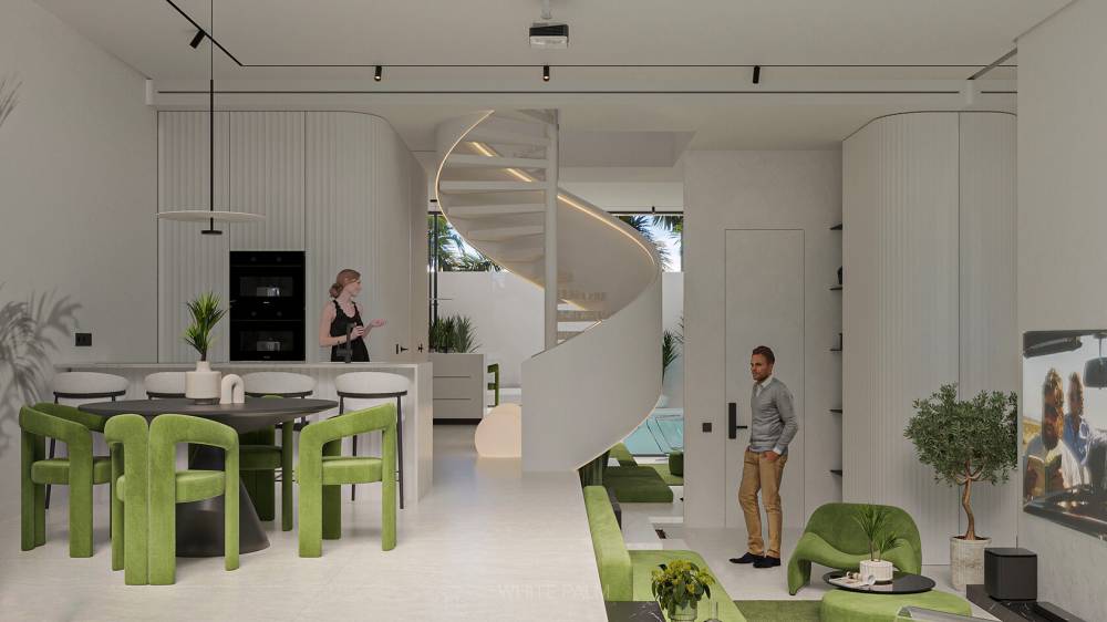 Interior design – White Palm#