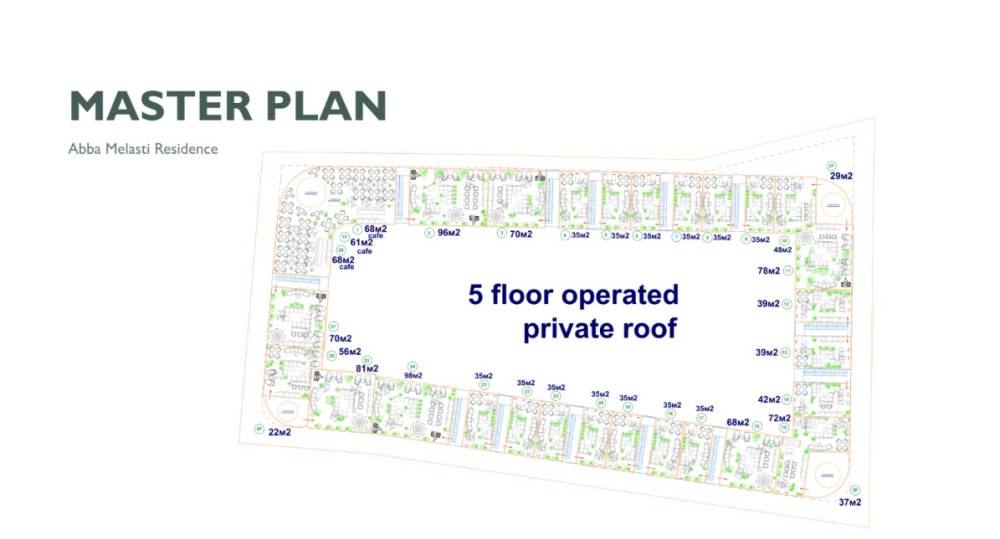 General plan – Habbi Melasti Residence#