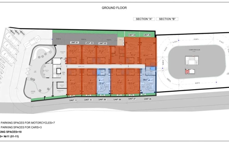 Site plan – Buddha Club House