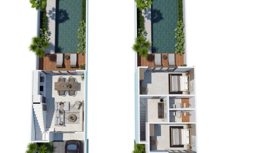 Plans Villa in Tumbak Bayuh