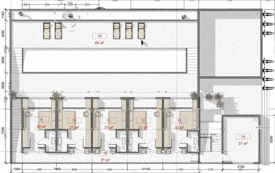 Site plan – Ubud Center Oasis