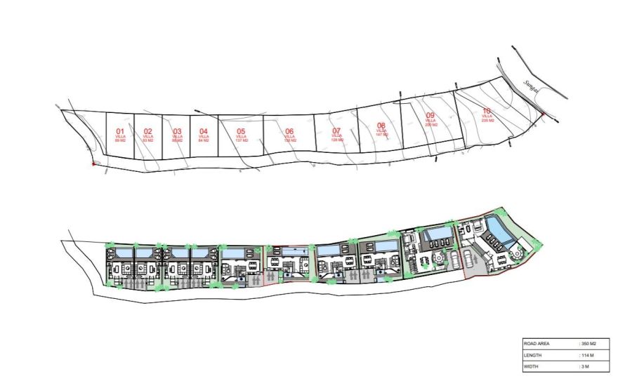 Site plan – Villa Nadi