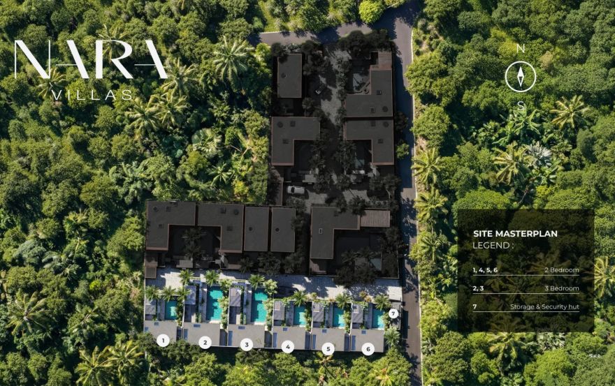 Site plan – Nara Villas