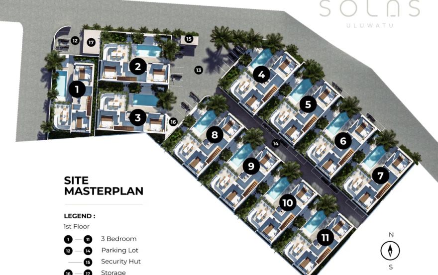 Site plan – Solas Uluwatu
