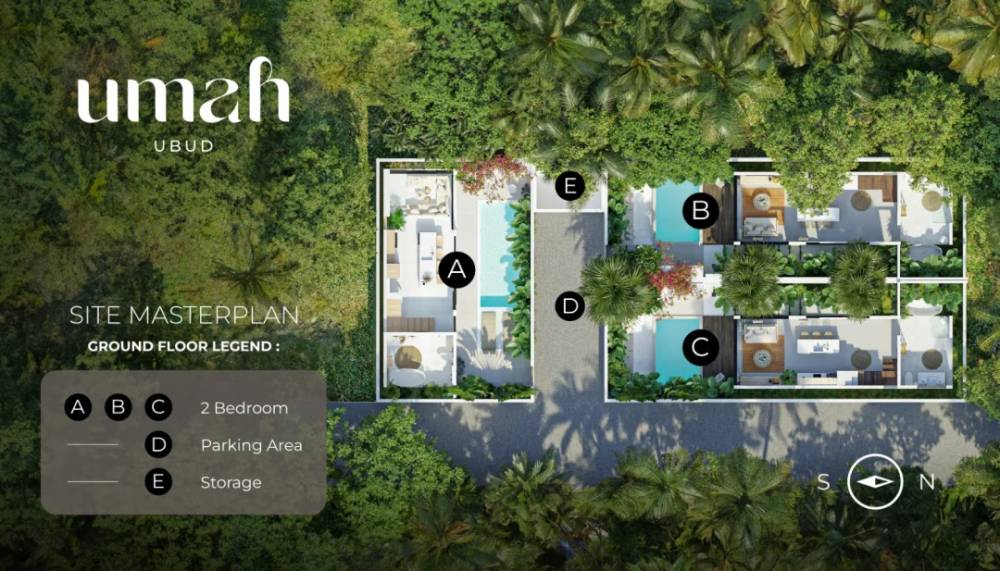 General plan – Umah Ubud#
