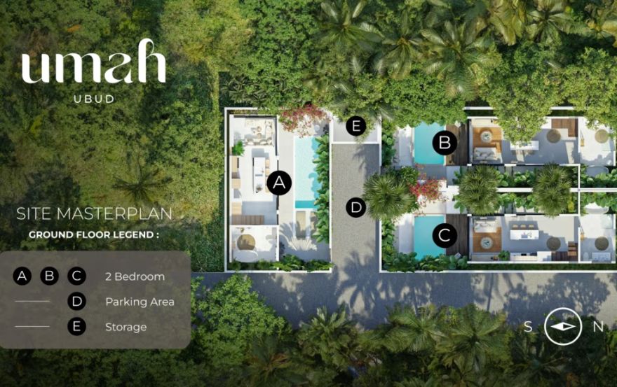Site plan – Umah Ubud