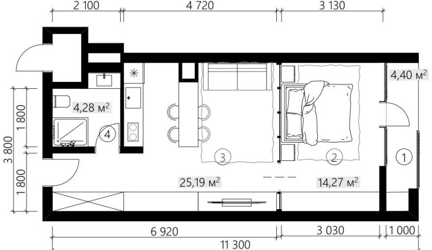 Plans Mango Village Apartment