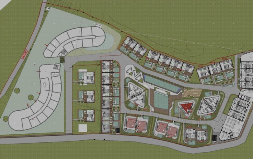 Site plan – Mango Village Apartment