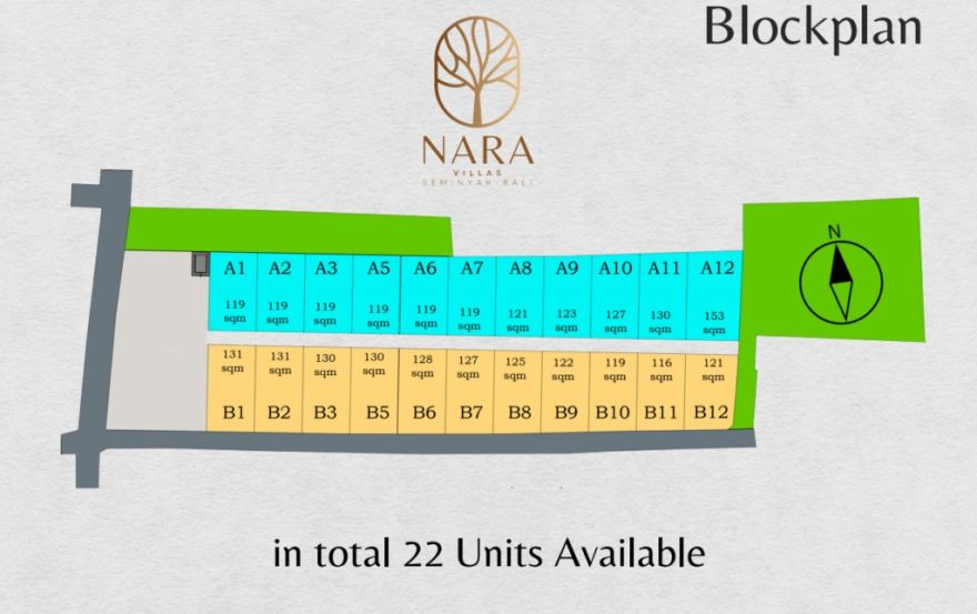Site plan – Nara Villas