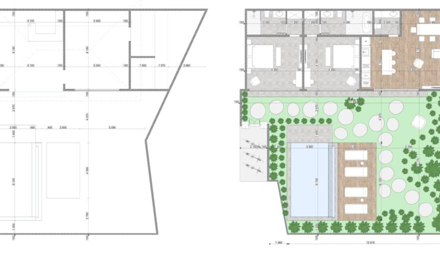 Plans Villa «Alicante»