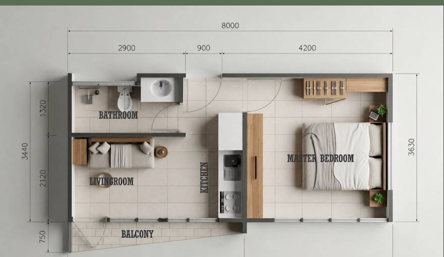 Plans Kerobokan Residence