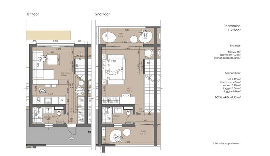 Plans Oasis Residence