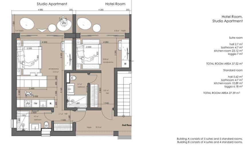 Plans Oasis Residence