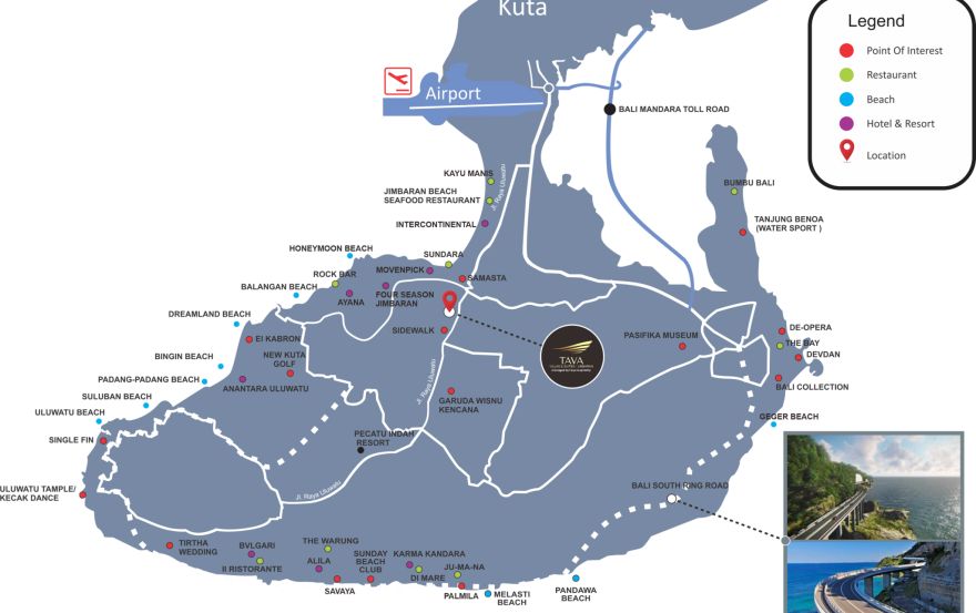 Site plan – TAVA Villas & Suites Jimbaran