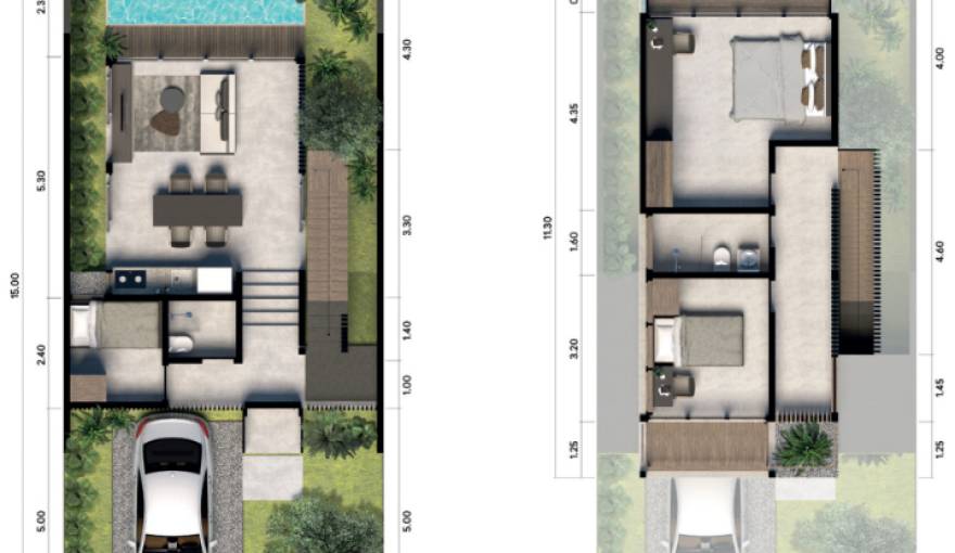 Plans Damara Village Jimbaran Hijau