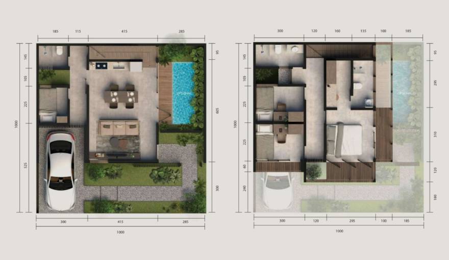 Plans Damara Village Jimbaran Hijau