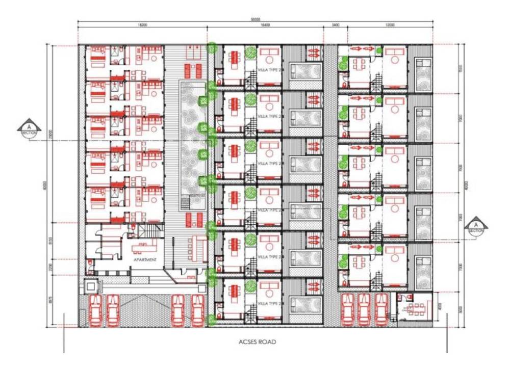 General plan – RAHYA Villas Complex#