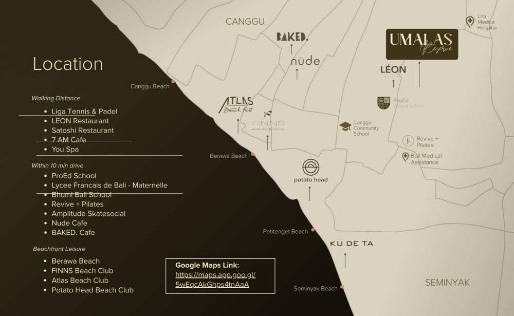 General plan – Umalas Reserve#