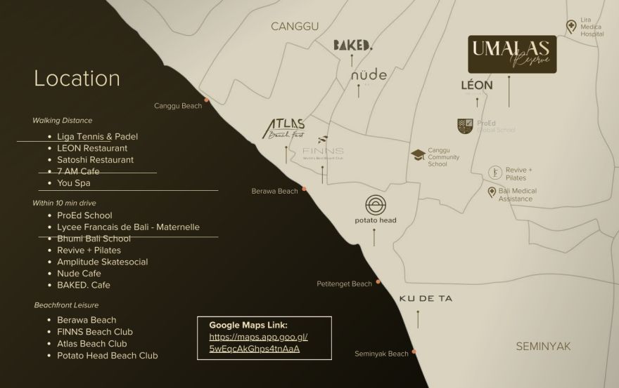 Site plan – Umalas Reserve
