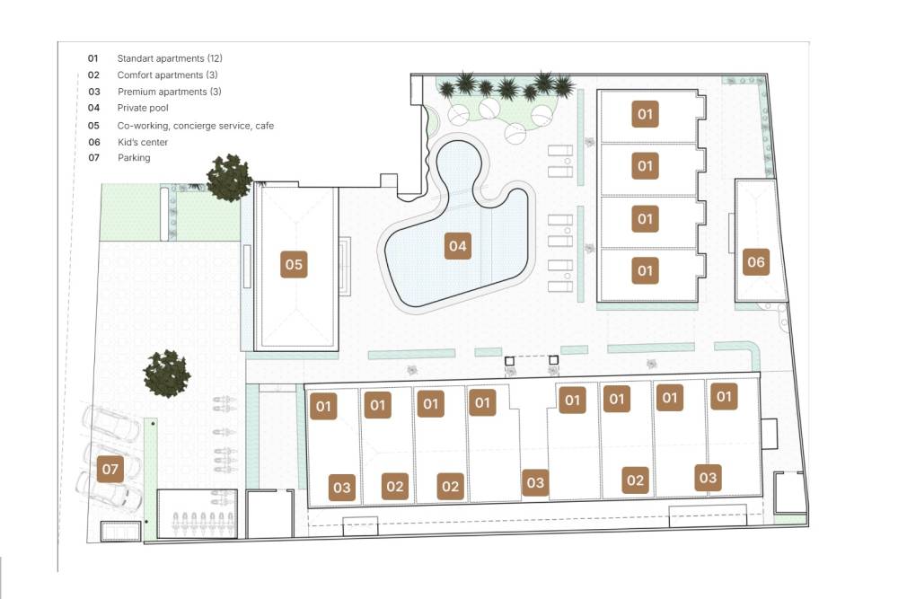 General plan – Maison Boheme#