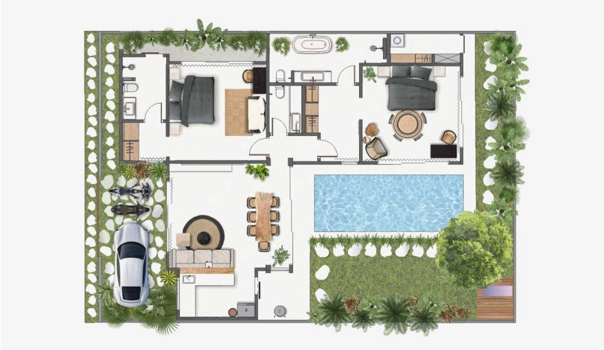Plans Niki Villa