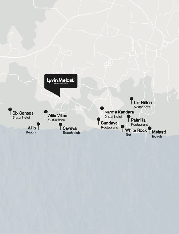 General plan – Melasti Villas#