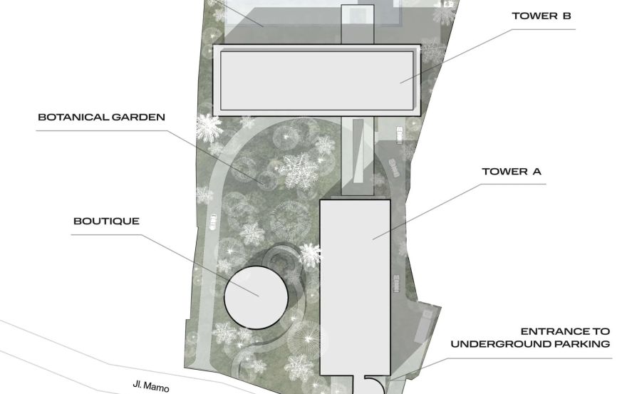 Site plan – Uluwatu Residence