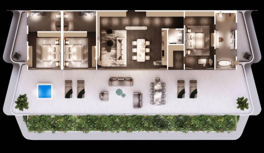 Plans Magnum Resort Sanur