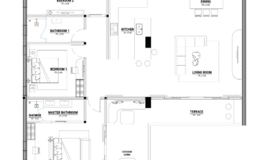 Plans Kiara Beachfront