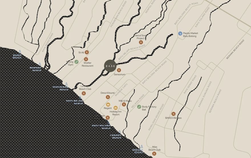 Site plan – The Ease