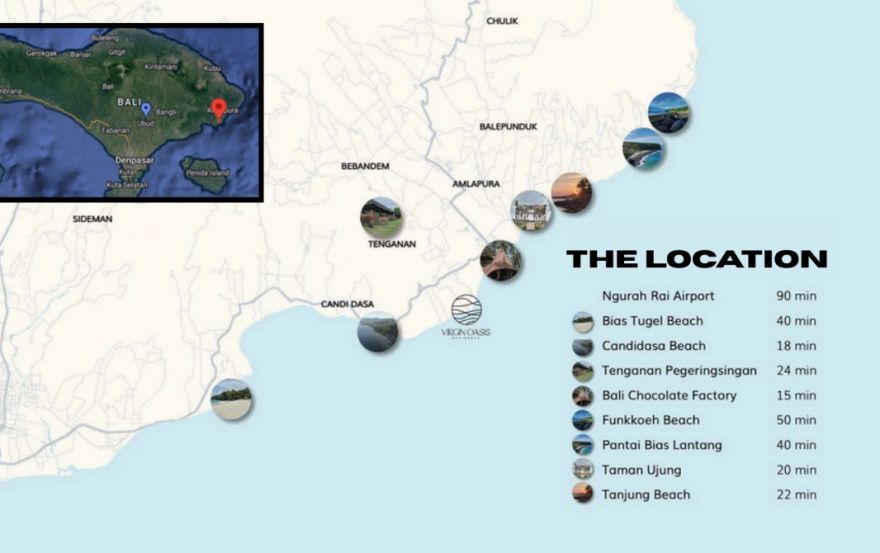 Site plan – Virgin Oasis