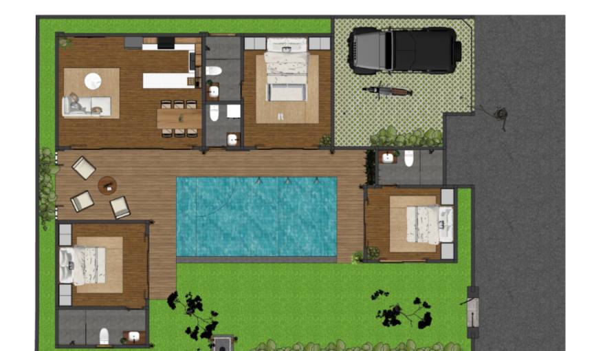 Plans KESARI Villa 4