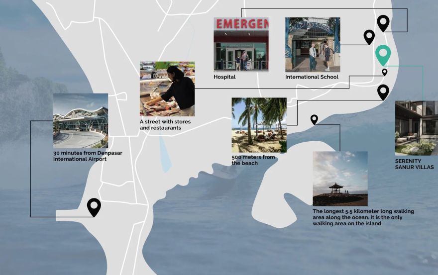 Site plan – Serenity Sanur Villas