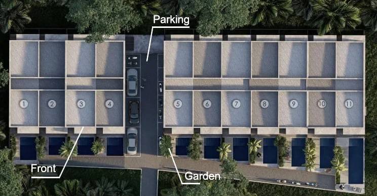 General plan – Nexa Townhouse Canggu#