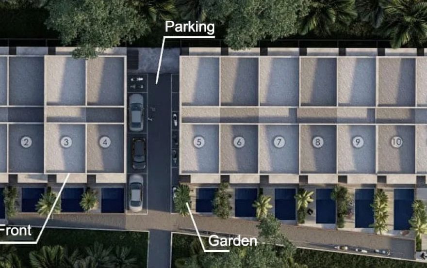 Site plan – Nexa Townhouse Canggu